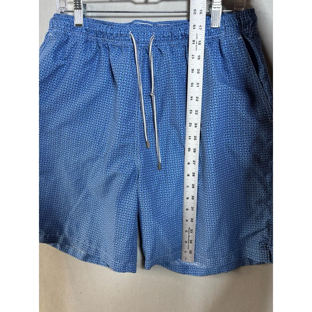 Peter Millar Swim Shorts Trunks Extra Large Blue Mens Performance Pockets Lined